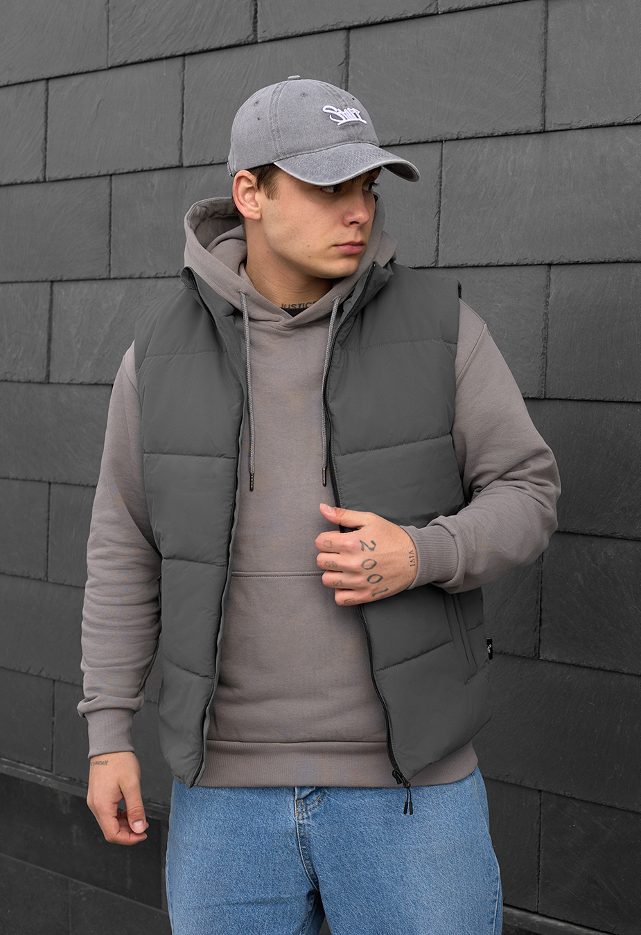 Vestă Staff zokl gray