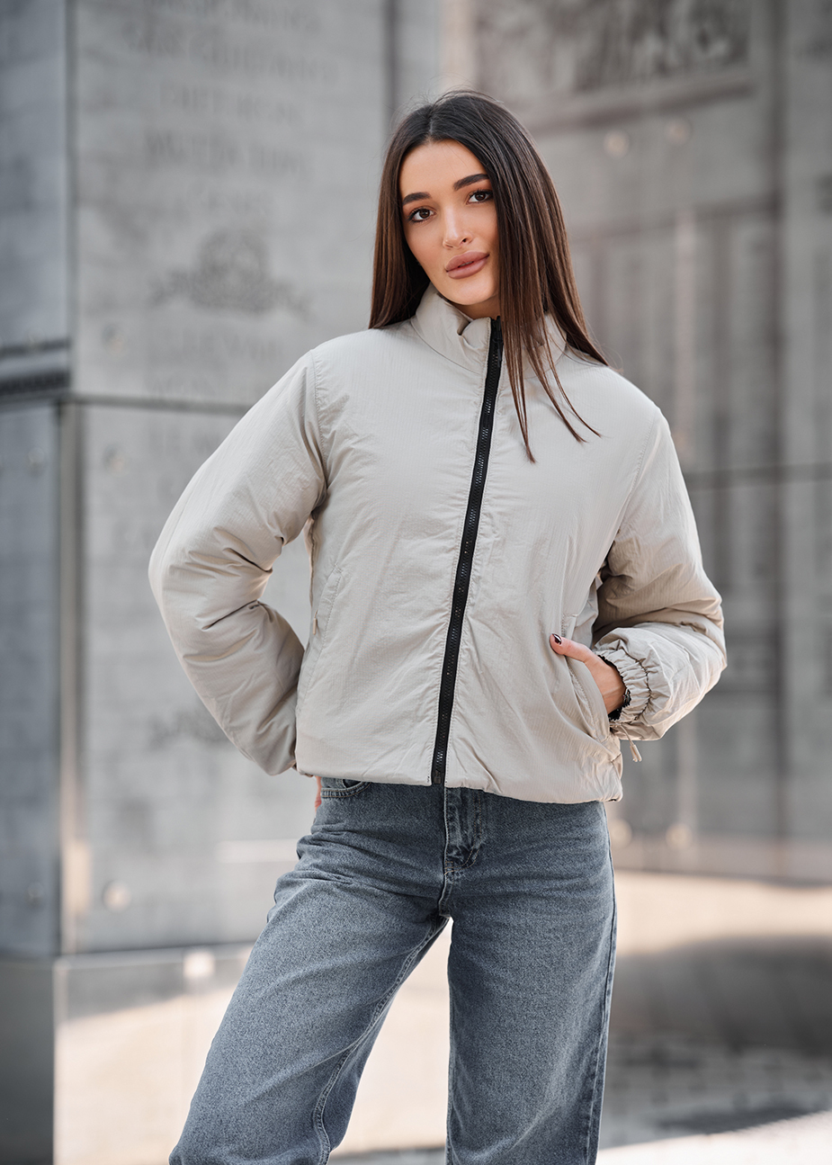 Geacă reversibilă de damă Staff huxy black & light gray