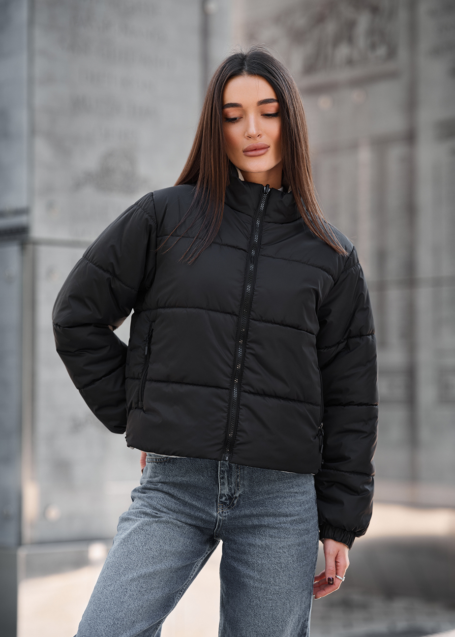 Geacă reversibilă de damă Staff huxy black & light gray