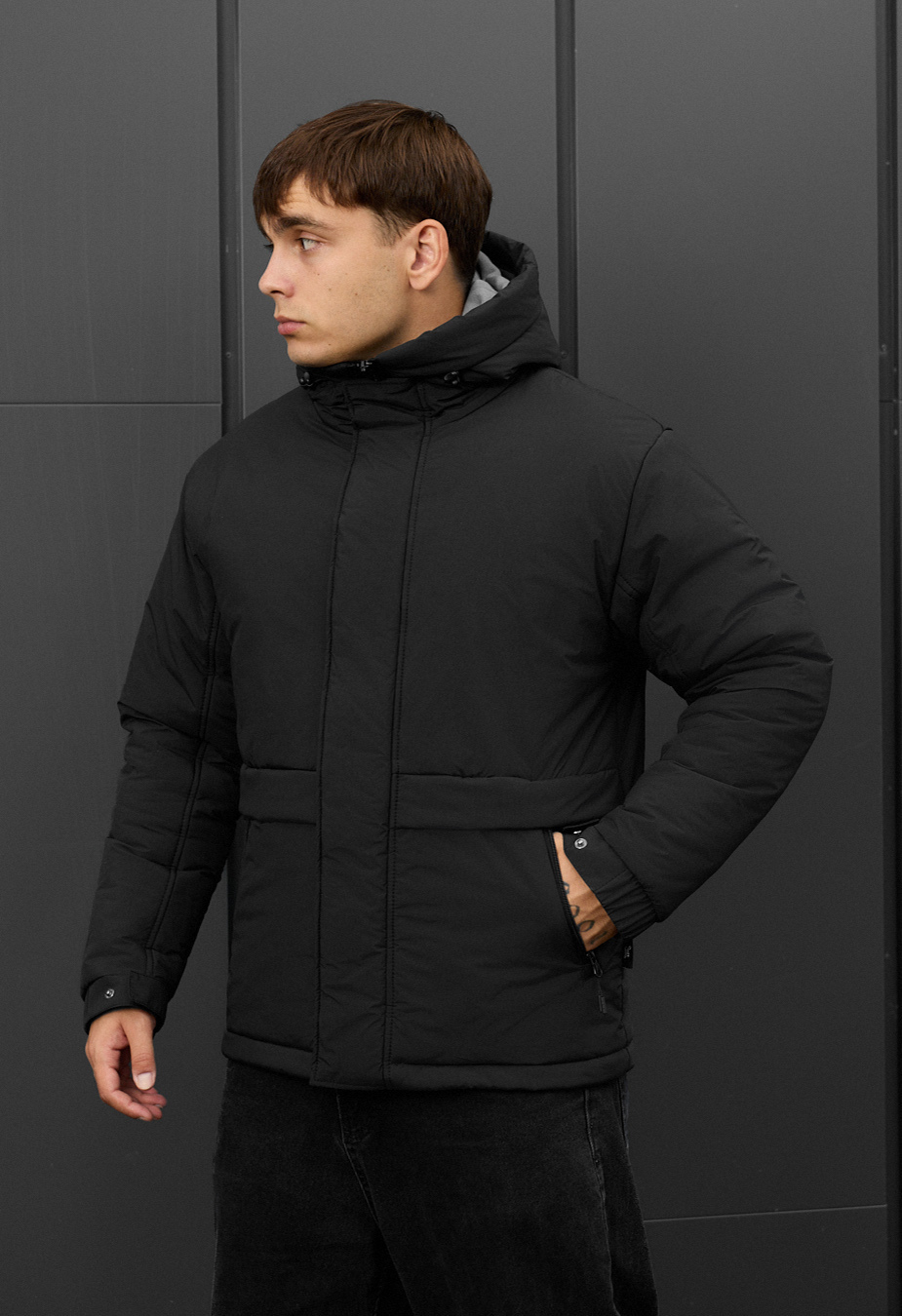 Geacă de iarnă Staff froz black