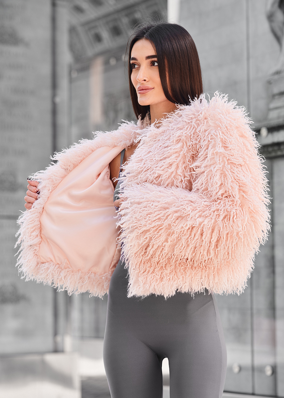 Blană de damă Staff ro peach