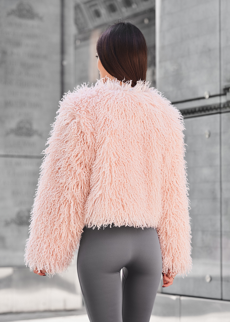 Blană de damă Staff ro peach