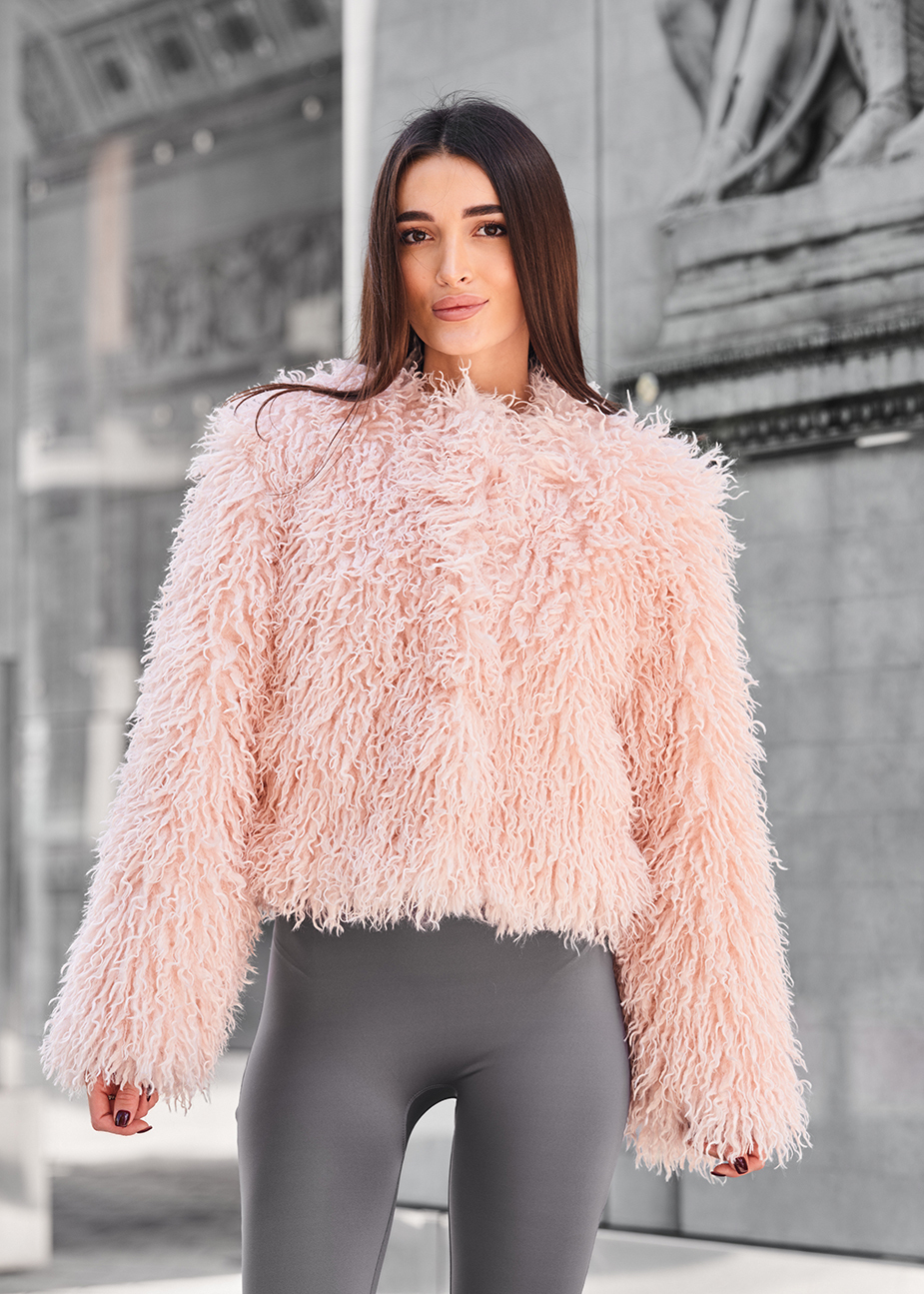 Blană de damă Staff ro peach