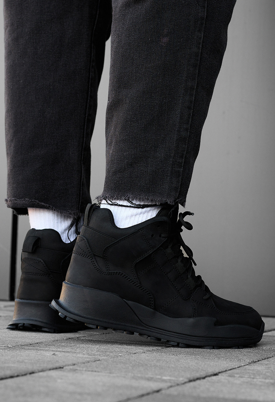 Adidași de iarnă Staff black3