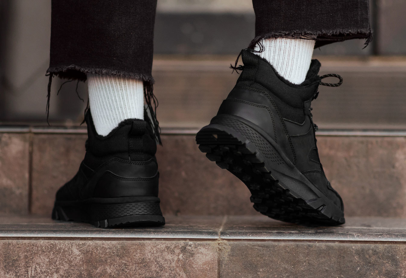 Adidași de iarnă Staff black