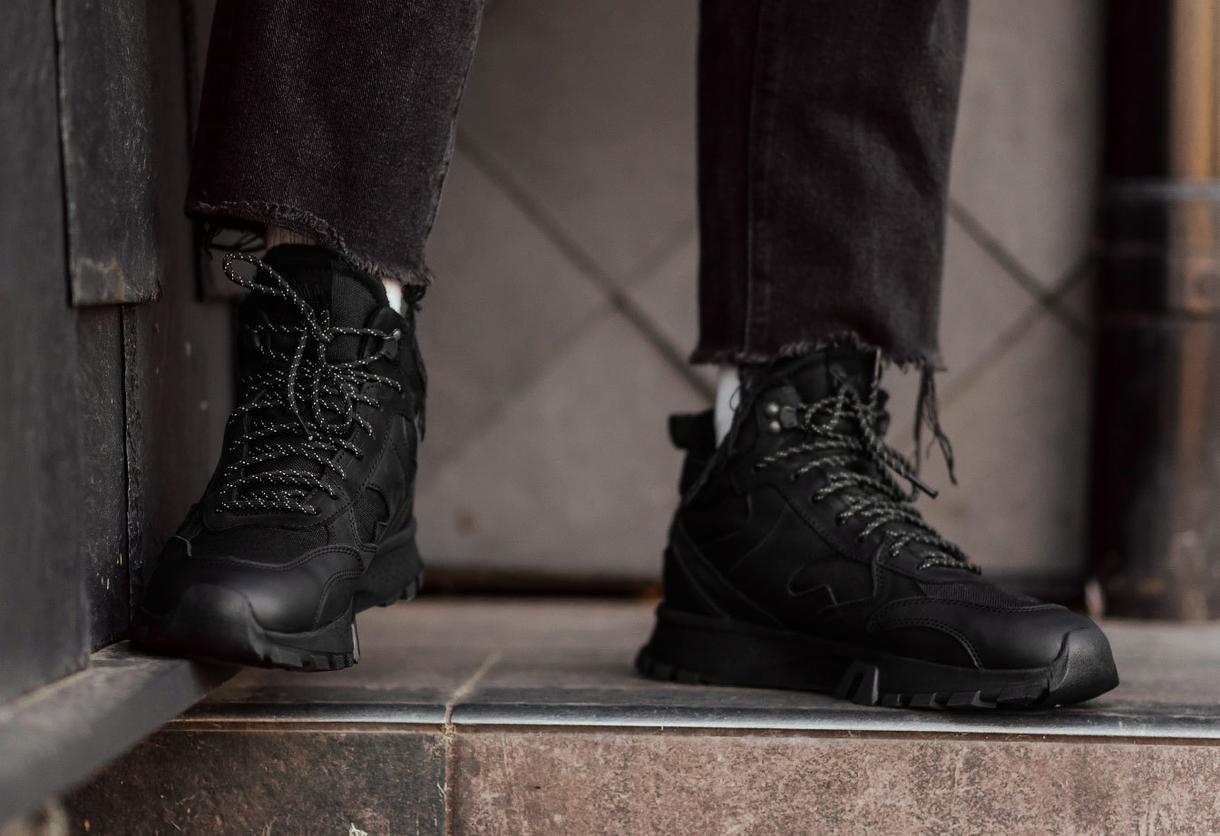 Adidași de iarnă Staff black