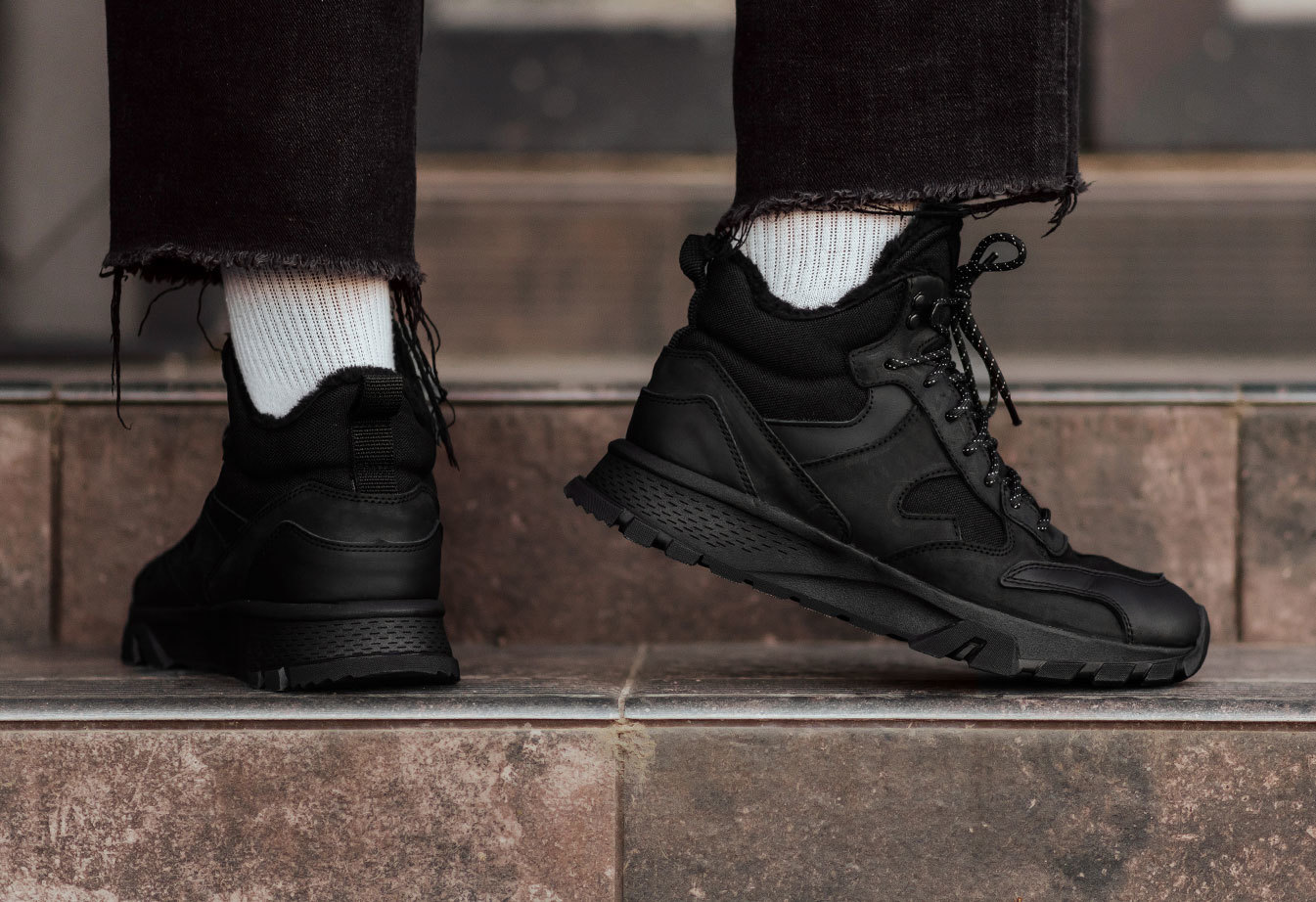 Adidași de iarnă Staff black