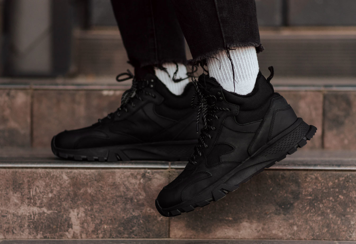 Adidași de iarnă Staff black