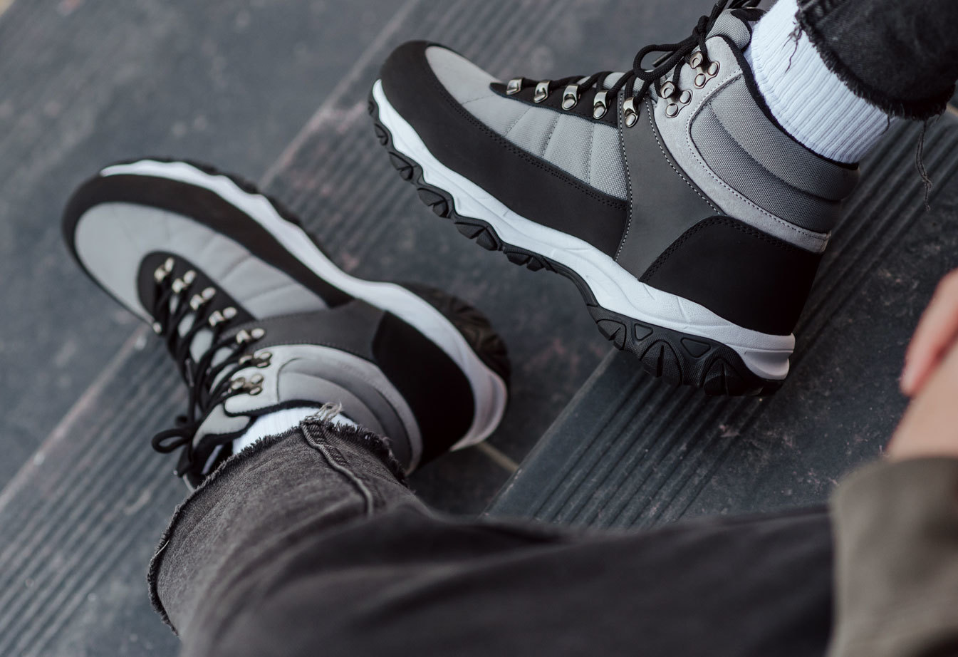 Buty zimowe Staff gray & black