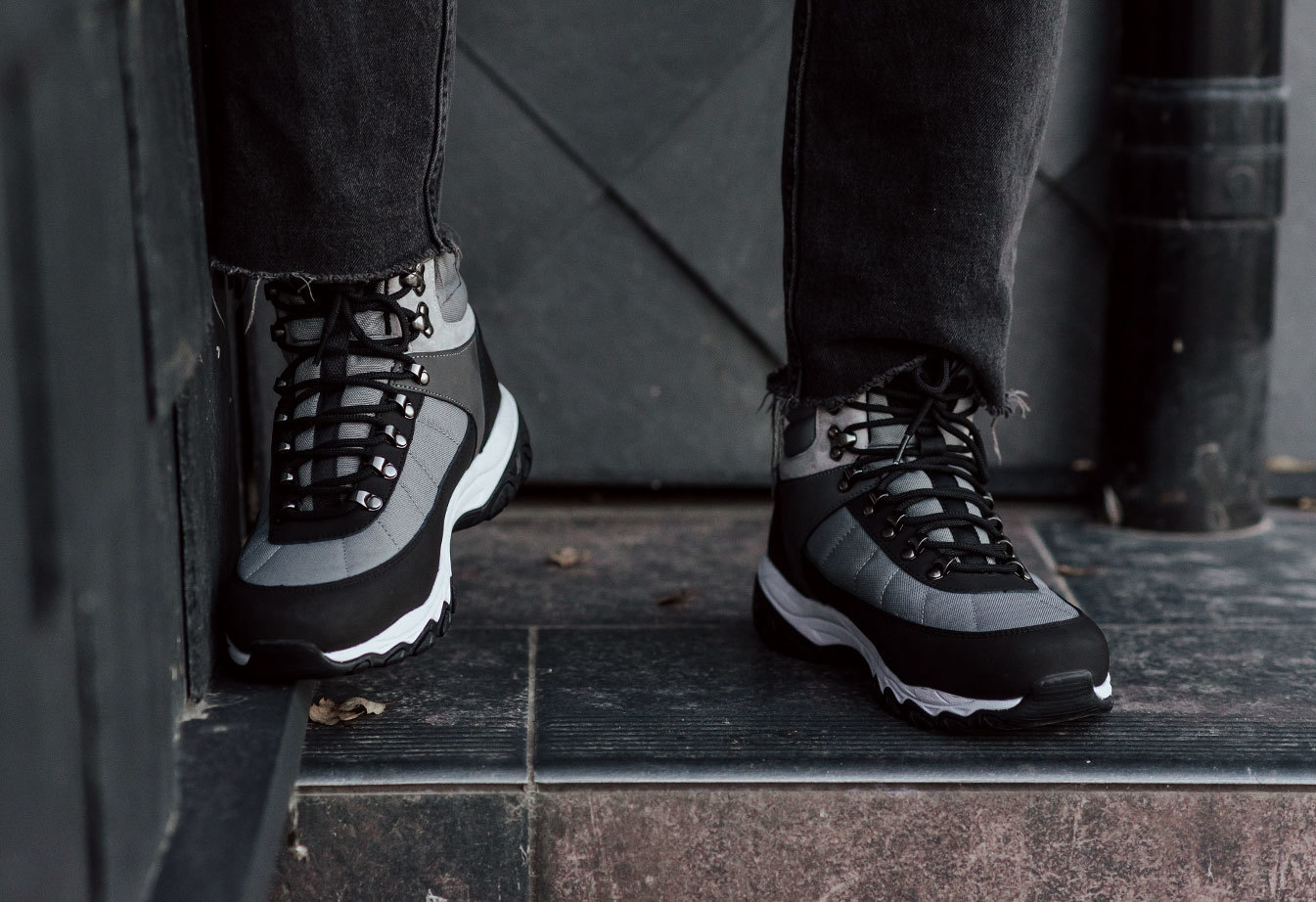 Buty zimowe Staff gray & black