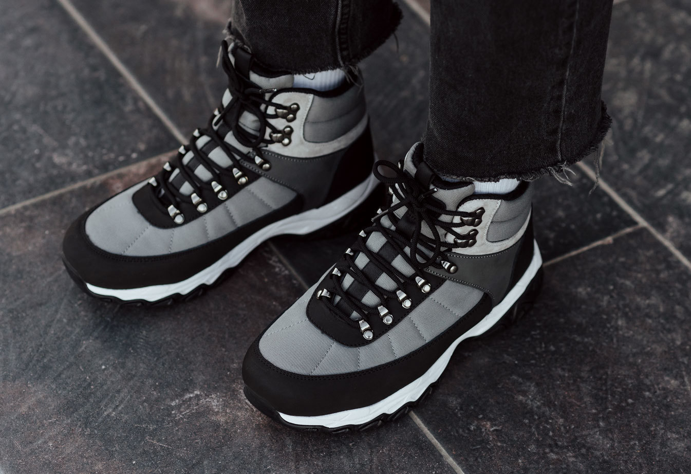 Buty zimowe Staff gray & black