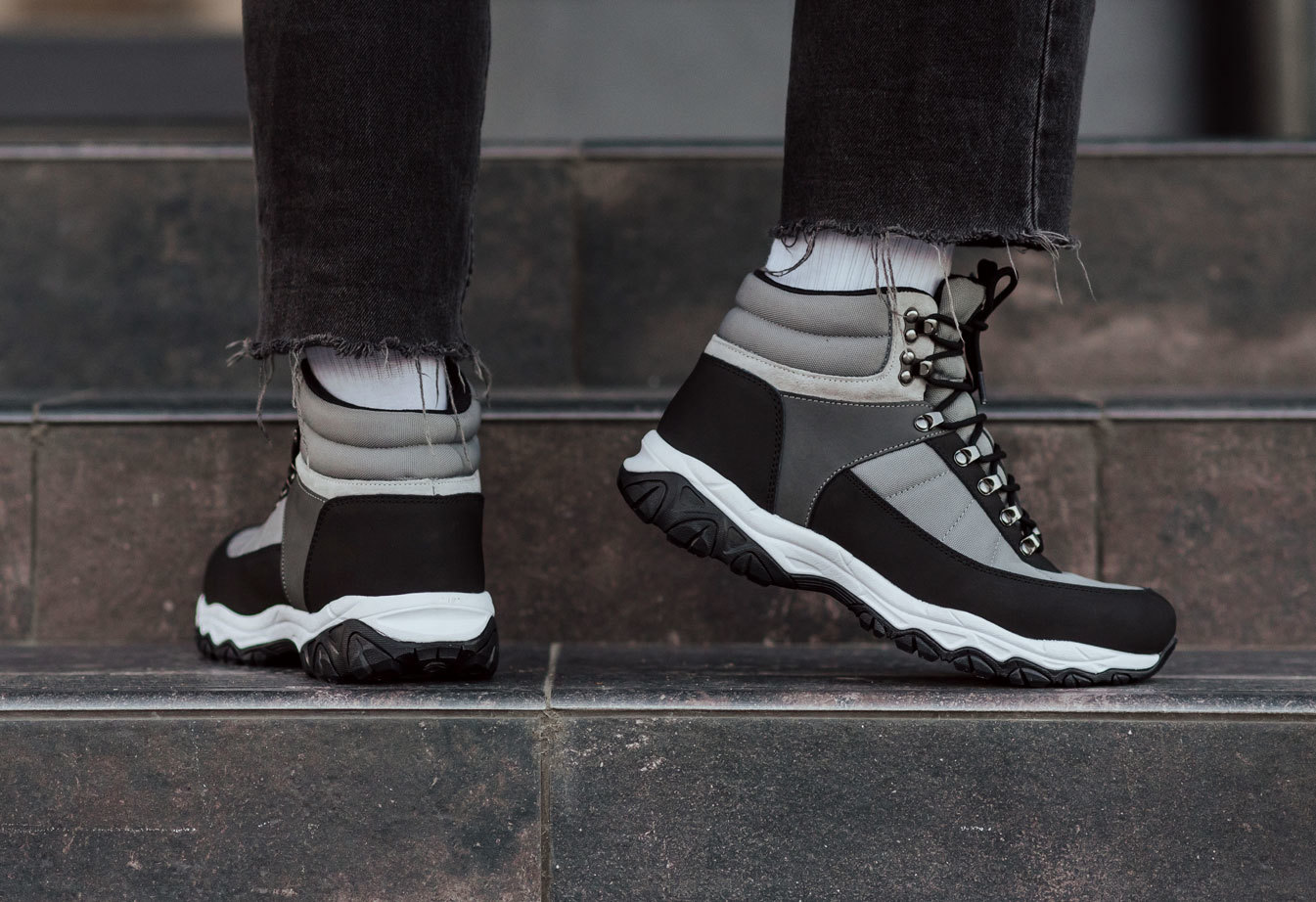 Buty zimowe Staff gray & black