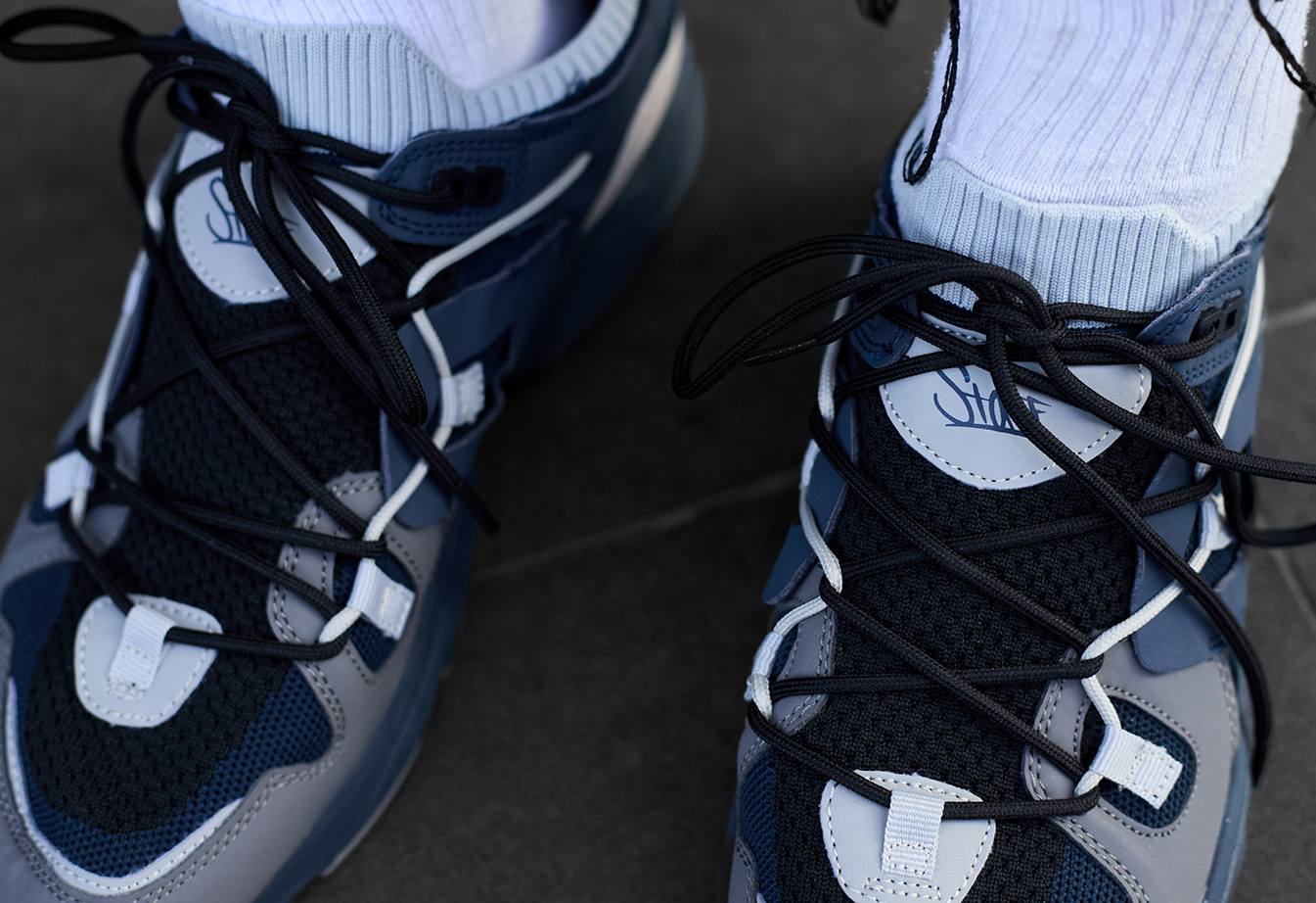 Adidași Staff navy & gray