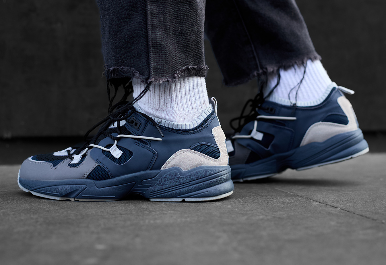 Adidași Staff navy & gray