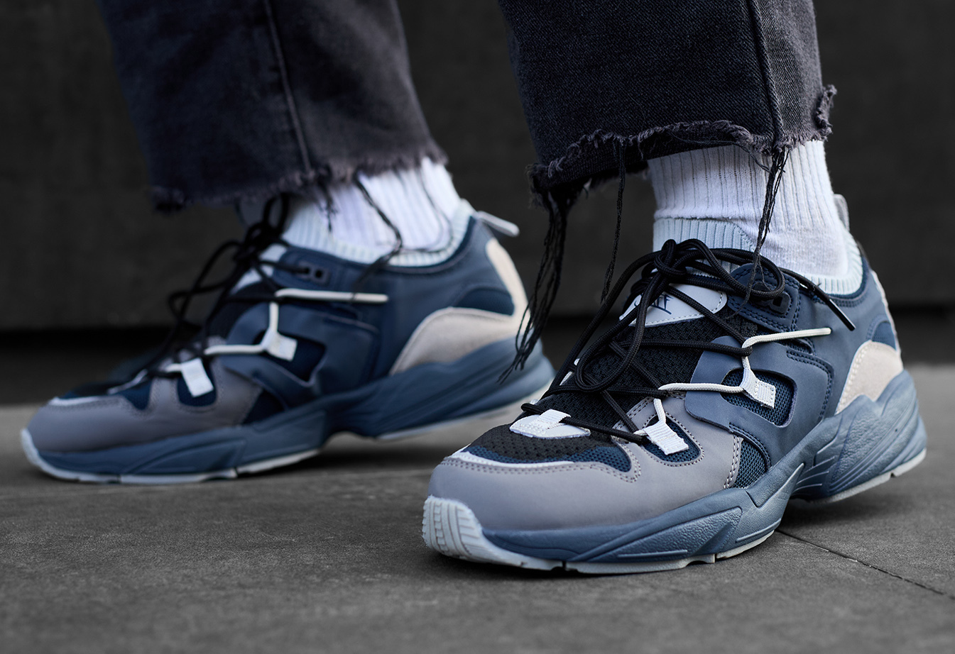 Adidași Staff navy & gray