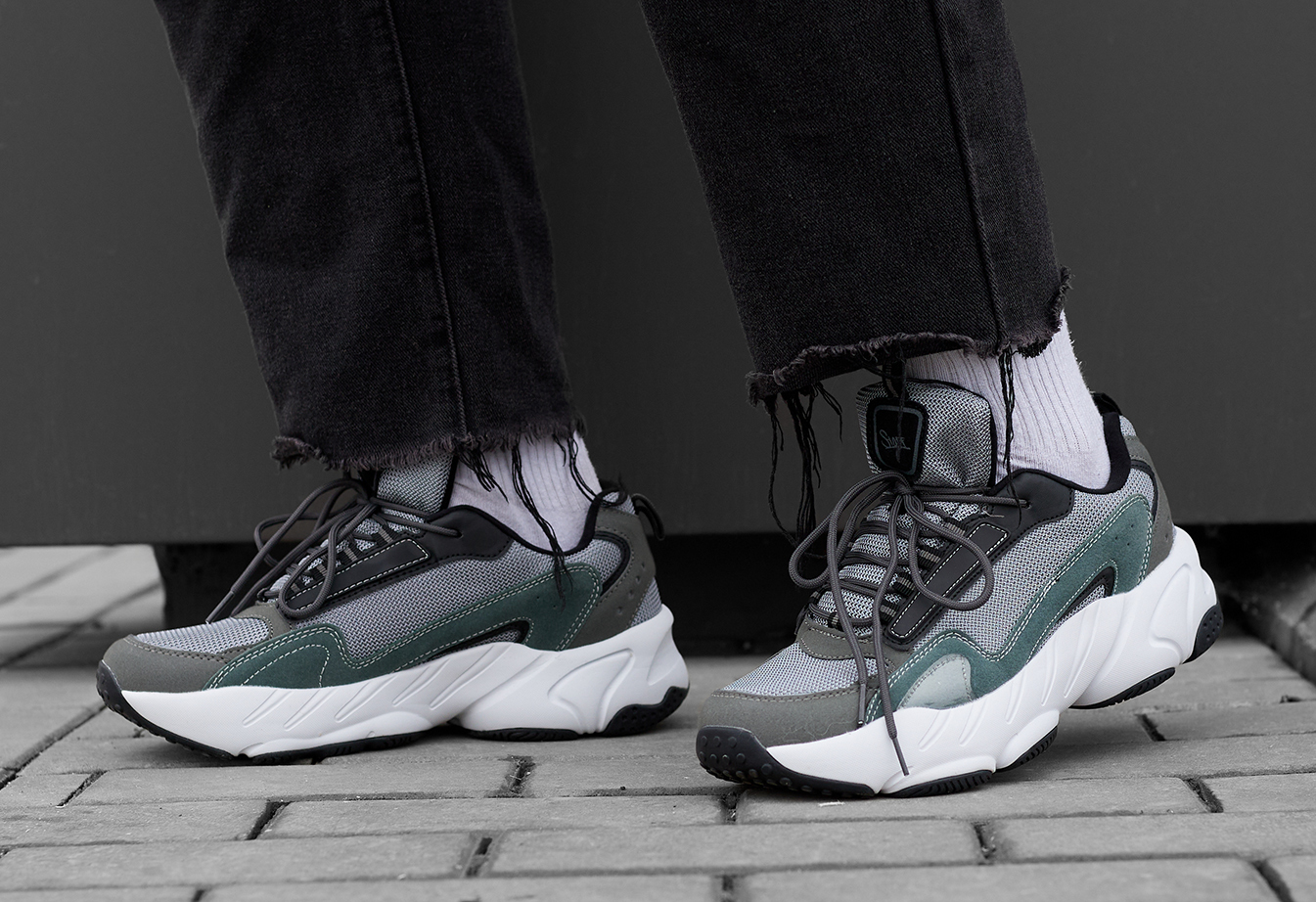Adidași Staff emerald & gray