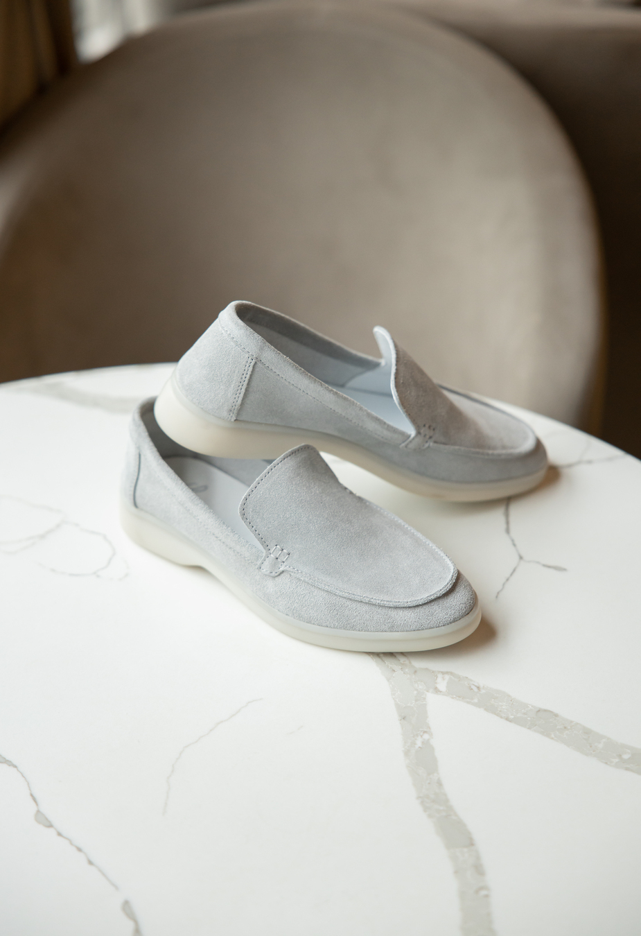 Mocasini de damă Staff gray