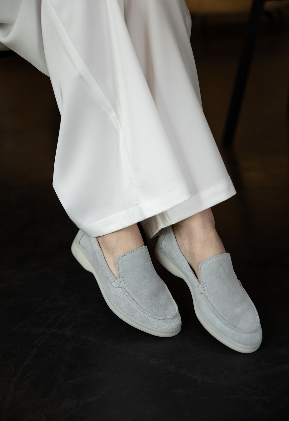 Mocasini de damă Staff gray