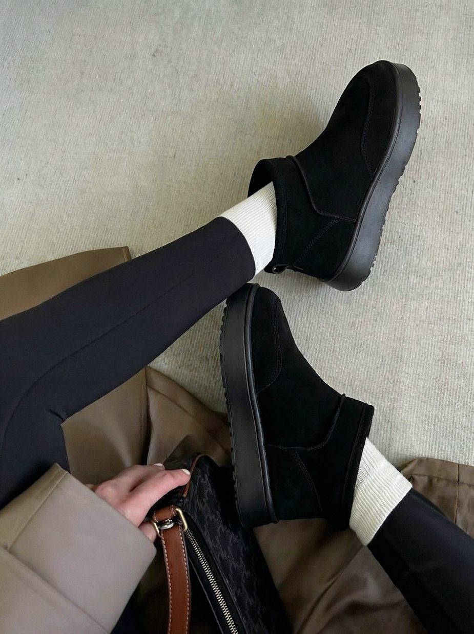 Cizme de damă Staff black (хутро)