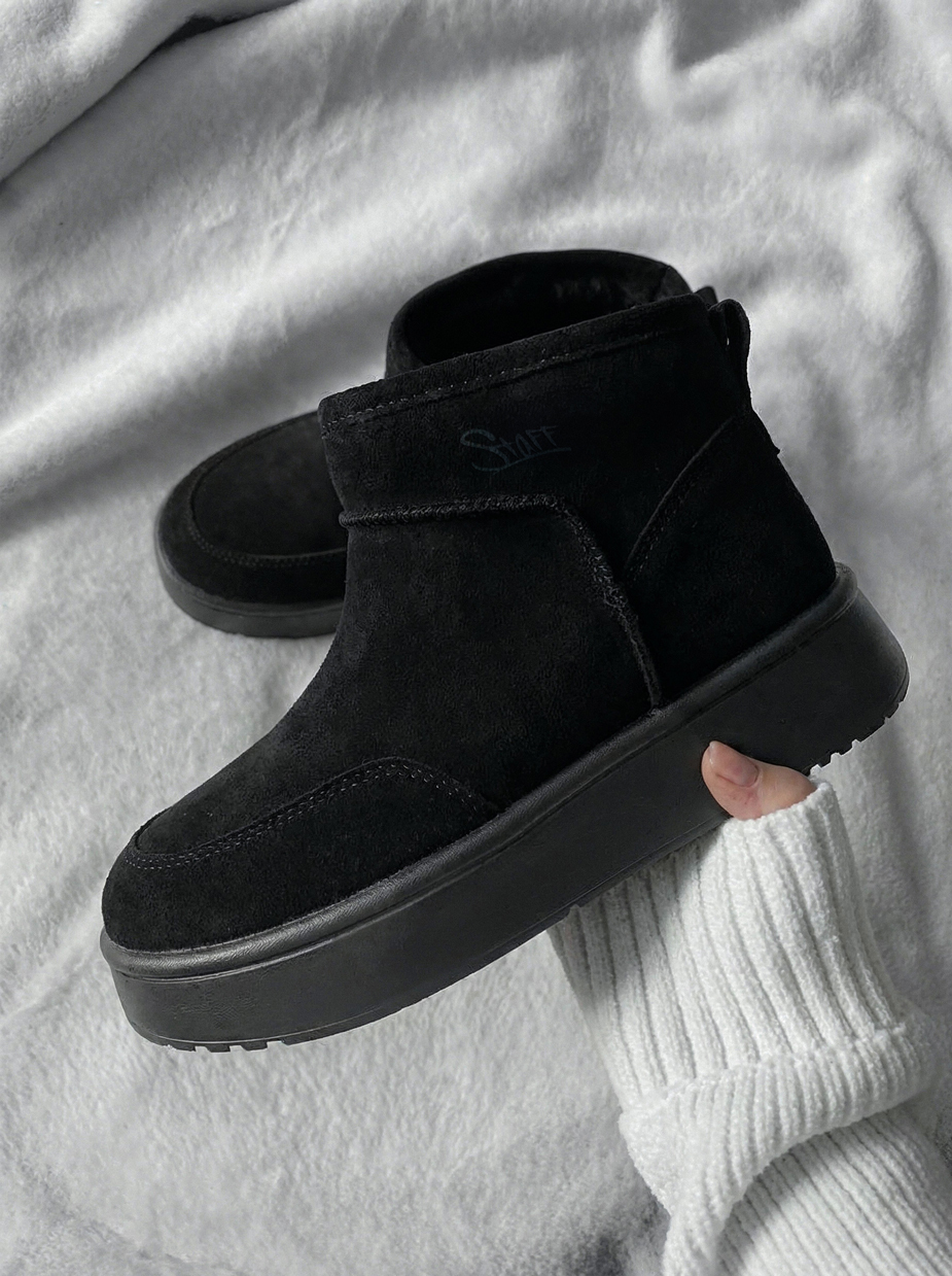 Cizme de damă Staff black (хутро)