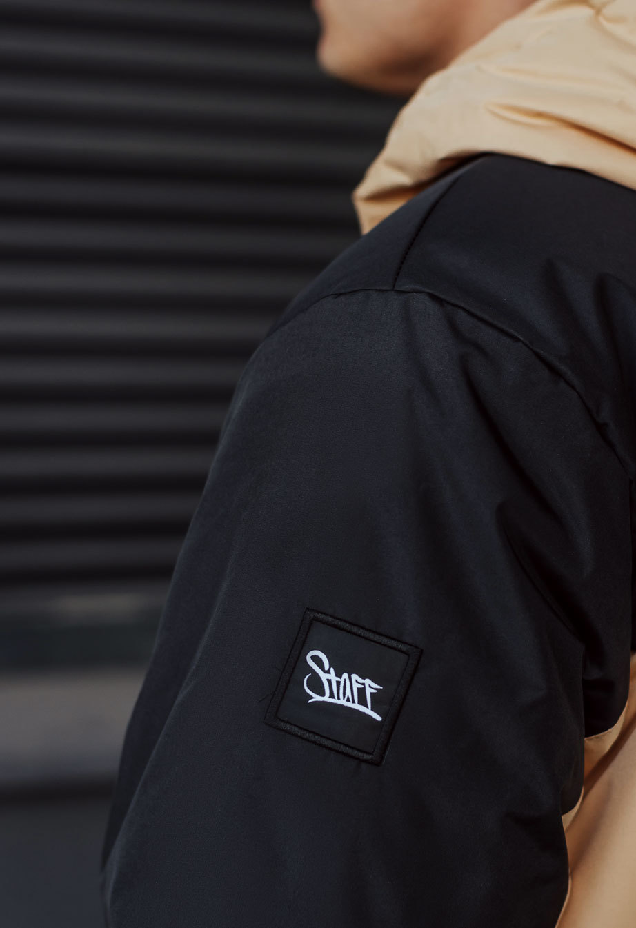 Parka de iarnă Staff sta beige & black