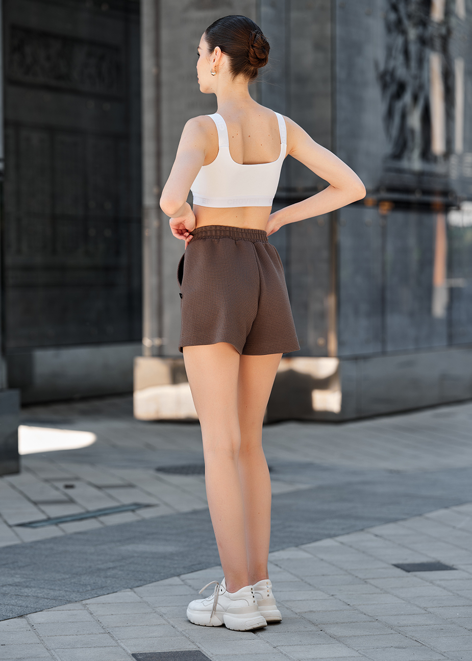 Pantaloni scurți de damă Staff emm brown