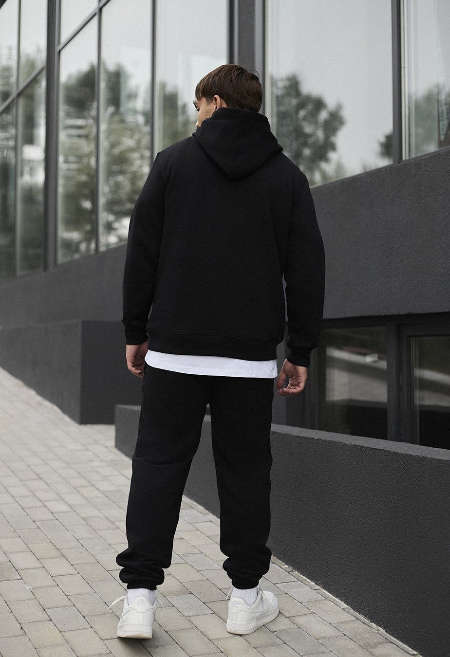 Costum de trening Staff me black logo
