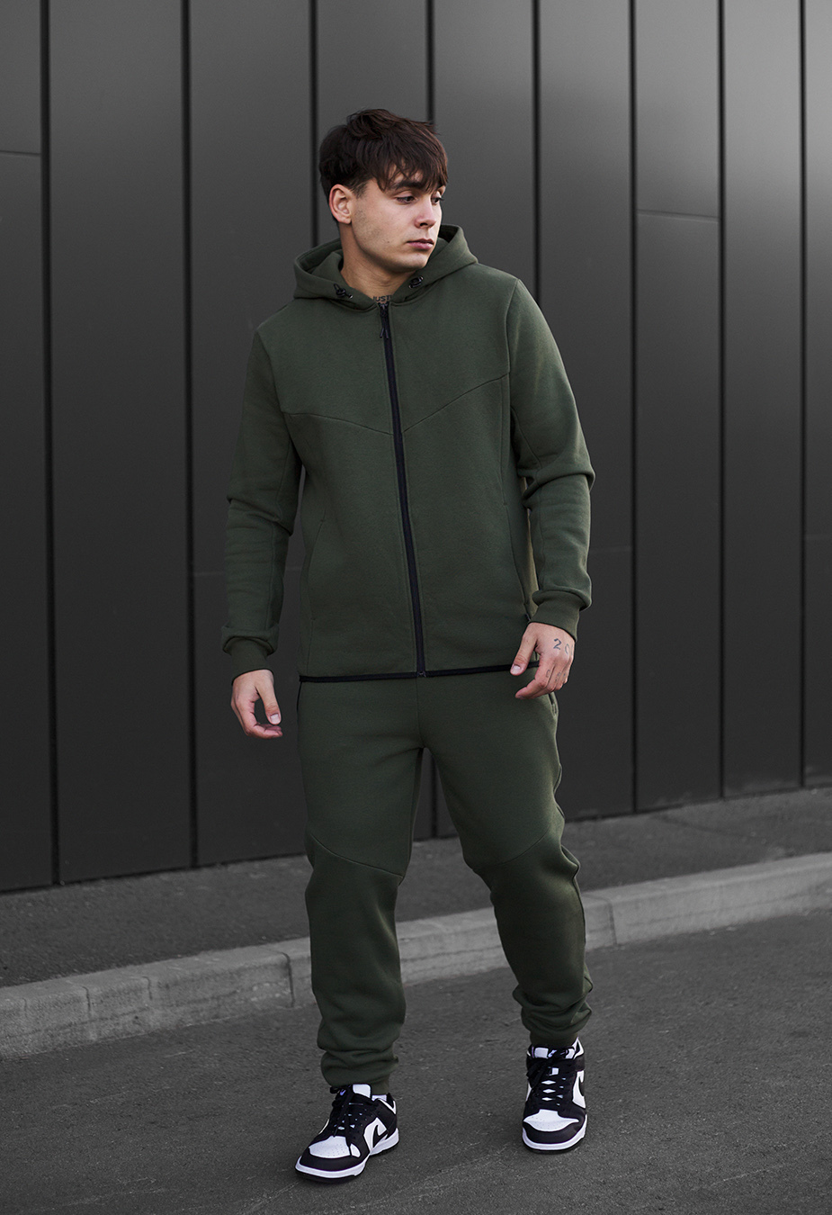 Costum de trening Staff ni khaki fleece