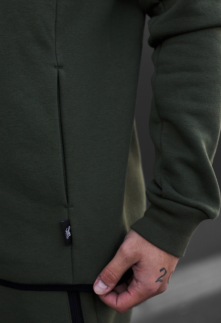 Costum de trening Staff ni khaki fleece