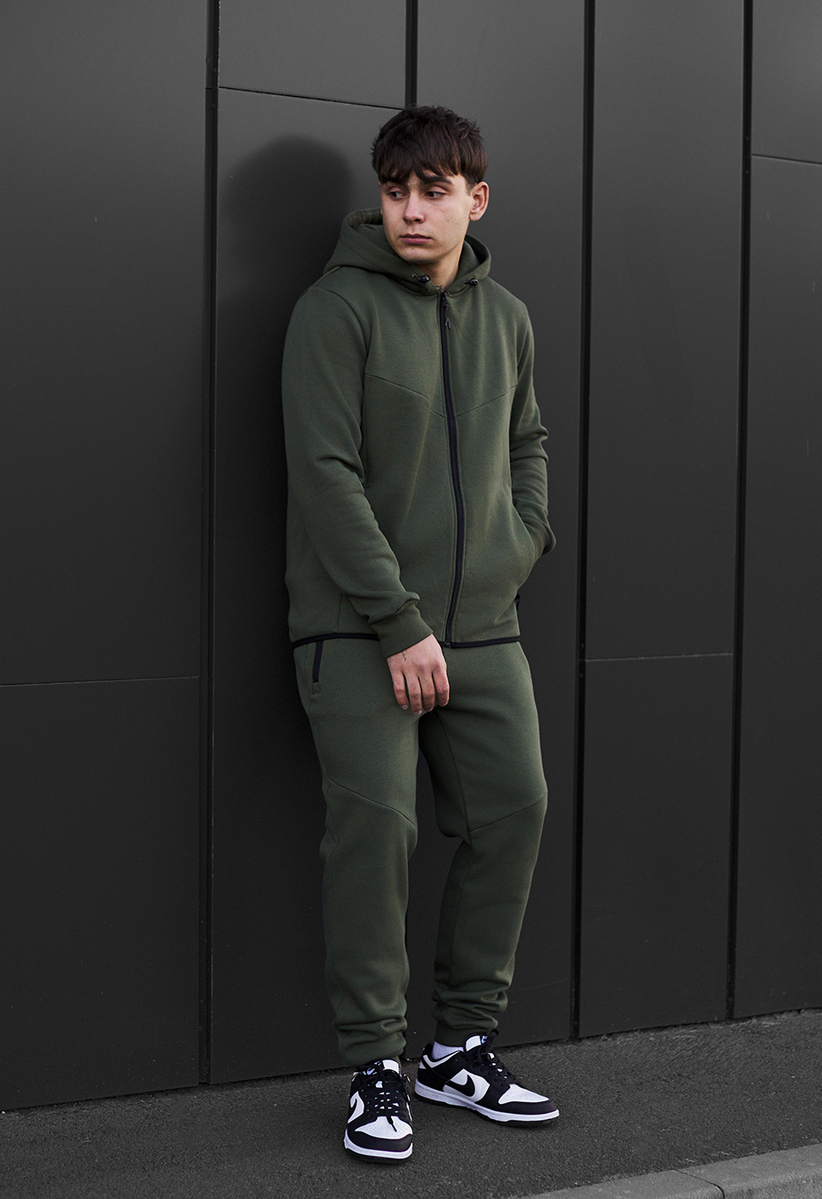 Costum de trening Staff ni khaki fleece