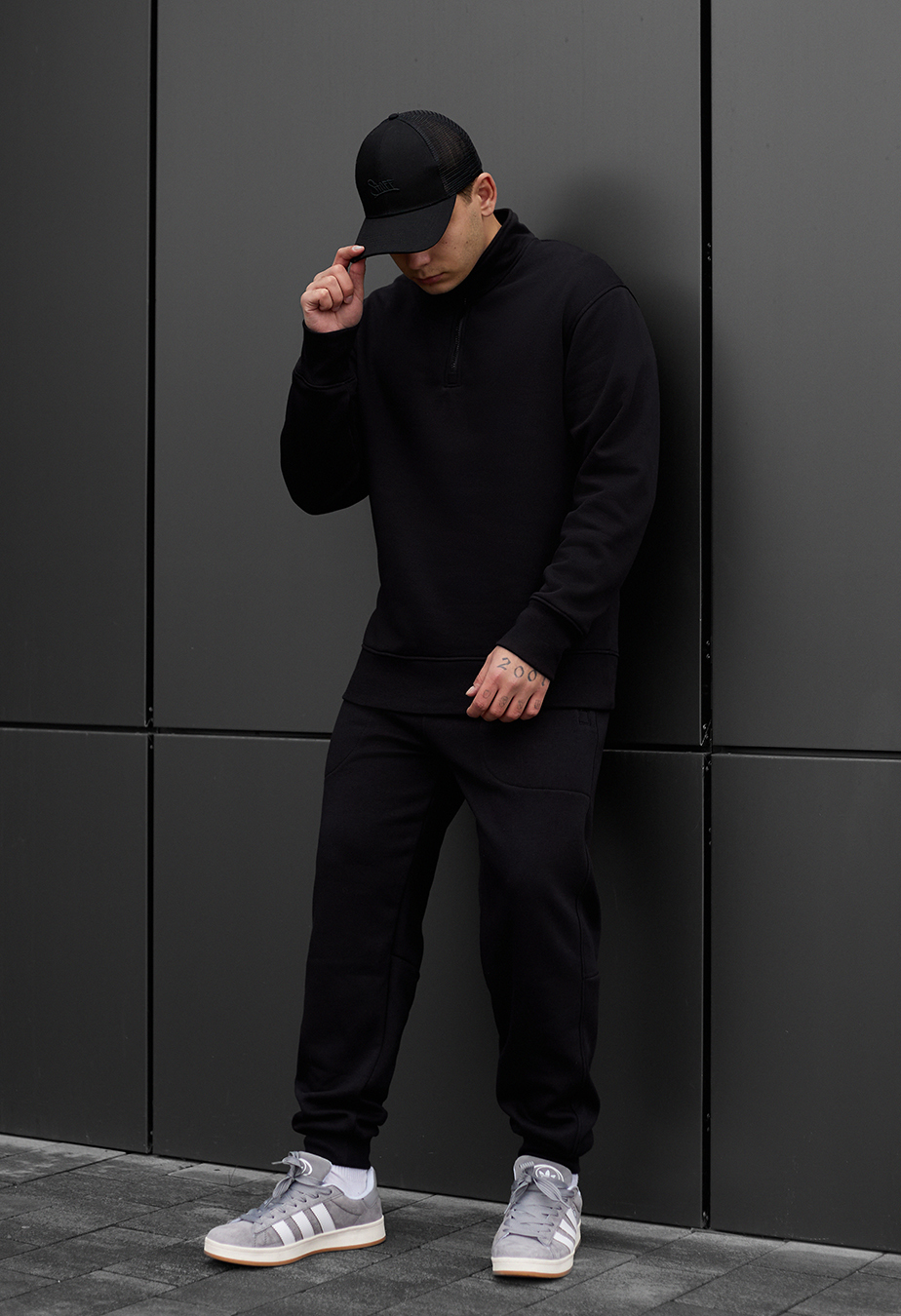 Costum de trening Staff tap black fleece