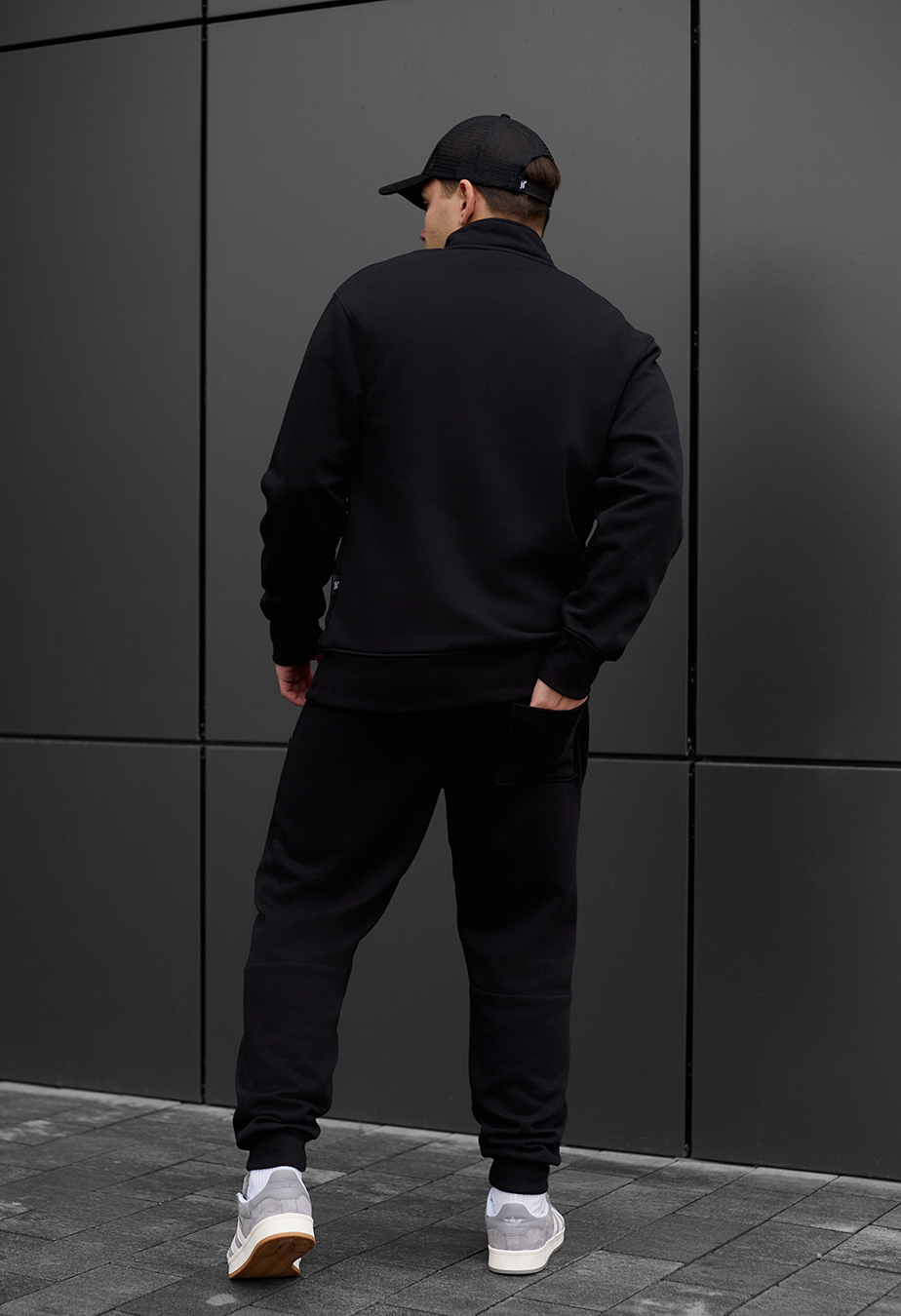 Costum de trening Staff tap black fleece