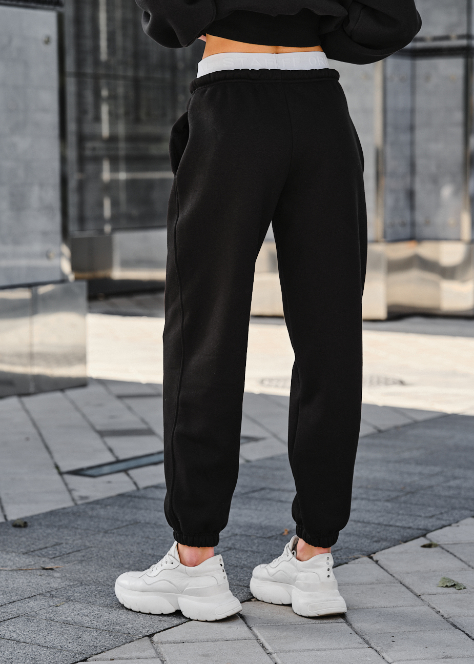 Pantaloni de trening de damă Staff lar black fleece