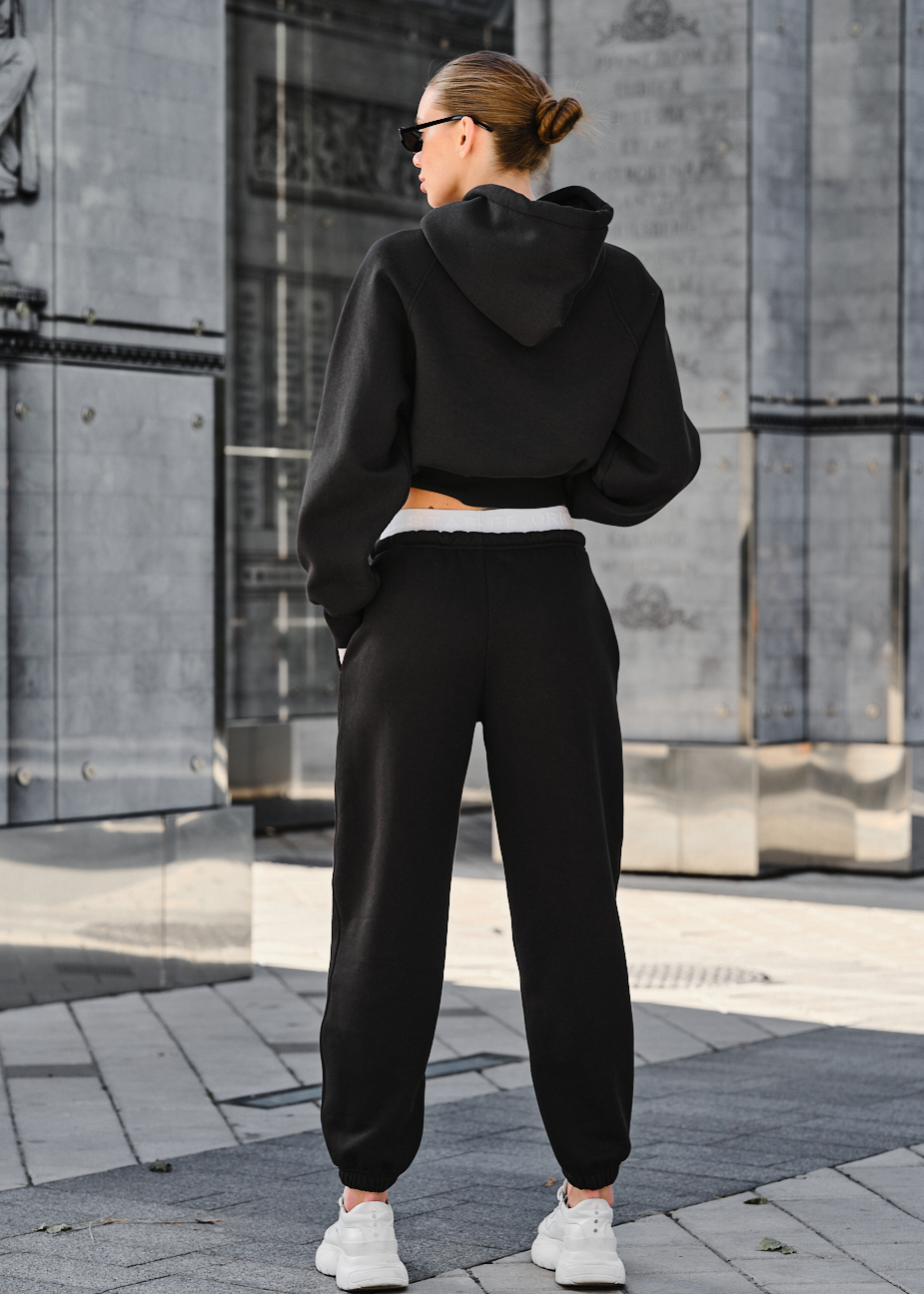 Pantaloni de trening de damă Staff lar black fleece