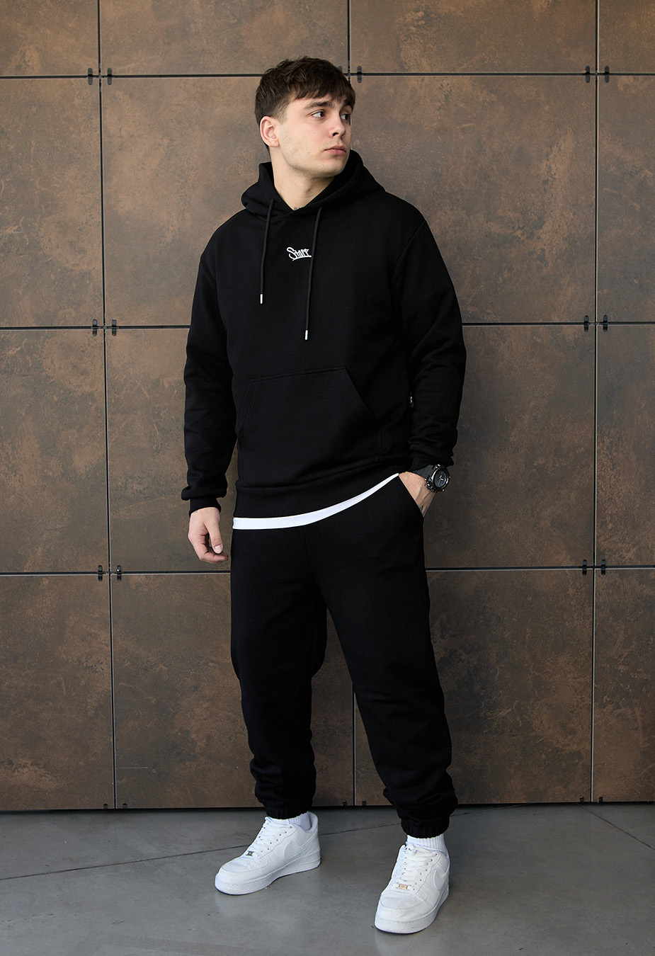 Costum de trening Staff fad black