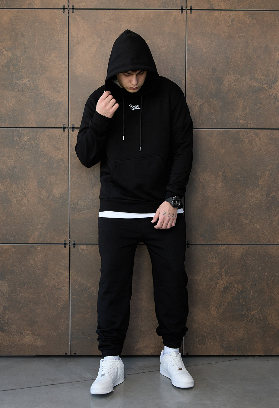 Costum de trening Staff fad black