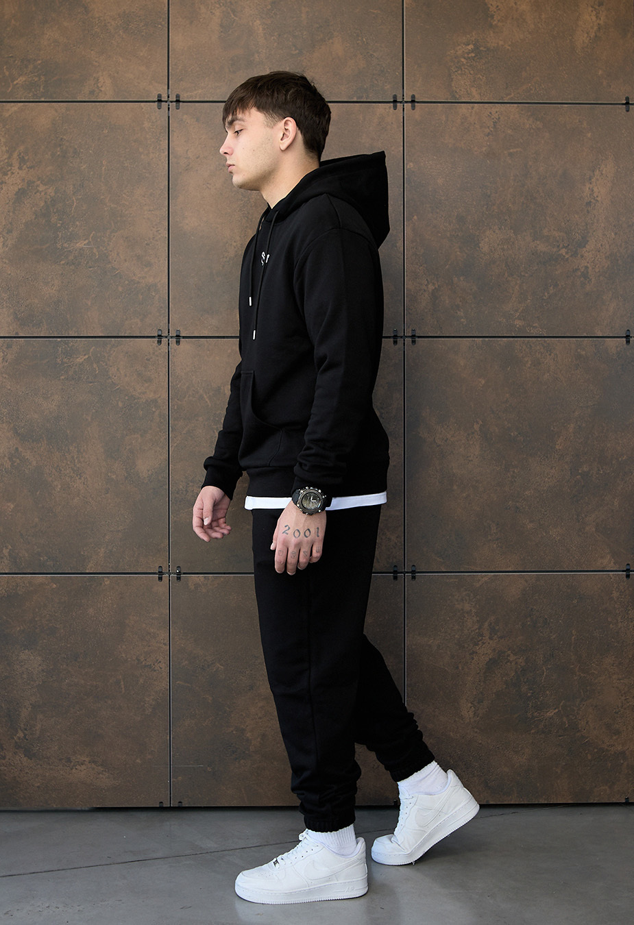 Costum de trening Staff fad black