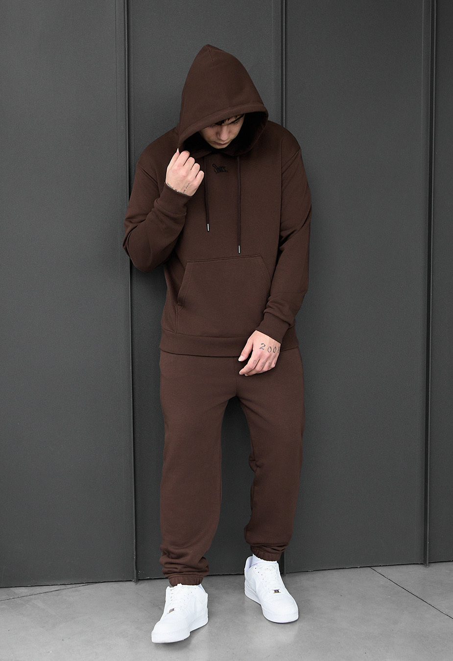 Costum de trening Staff fad brown