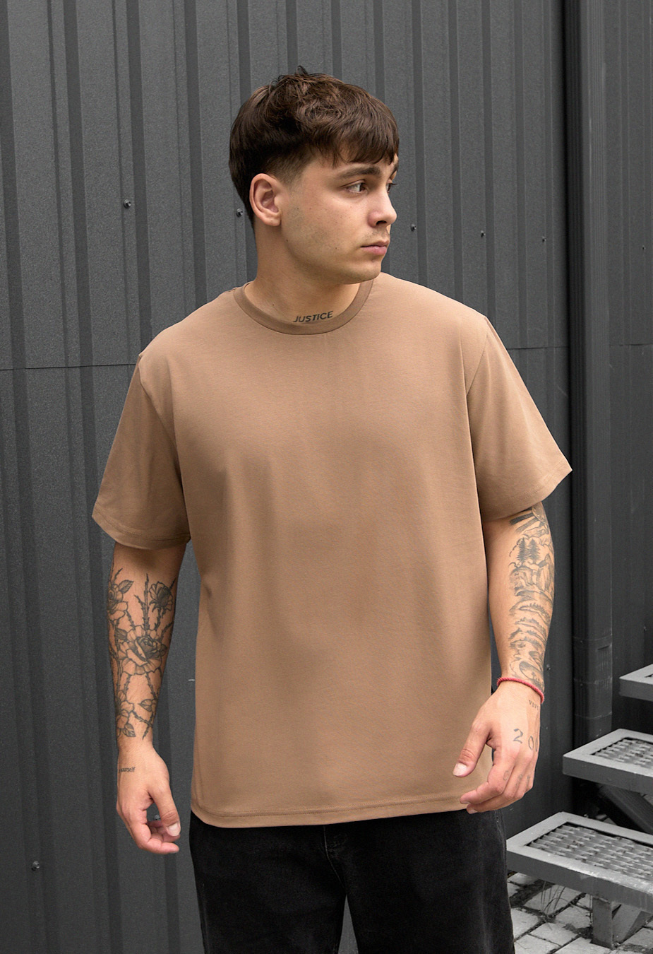 Tricou Staff brown
