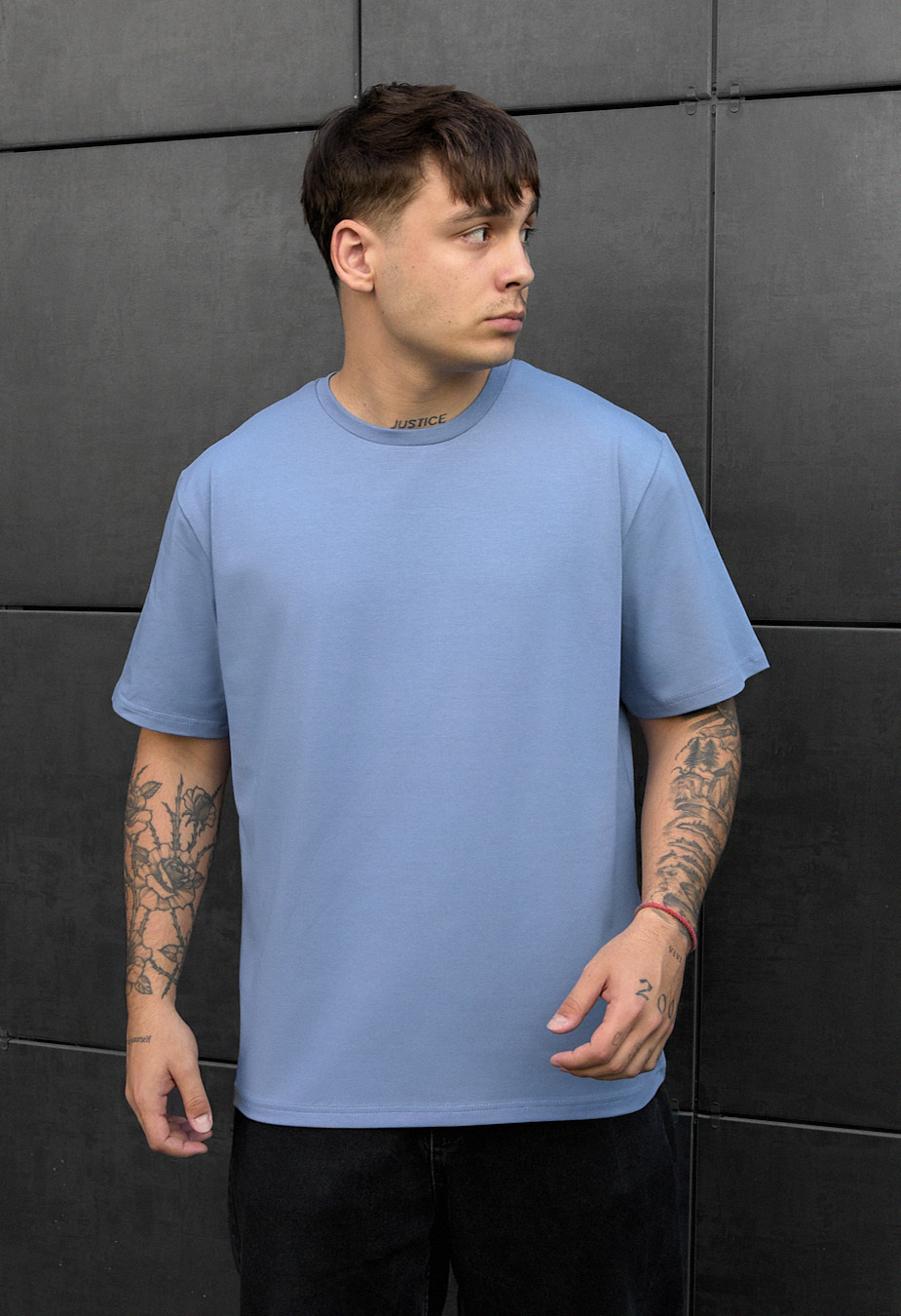 Tricou Staff light blue