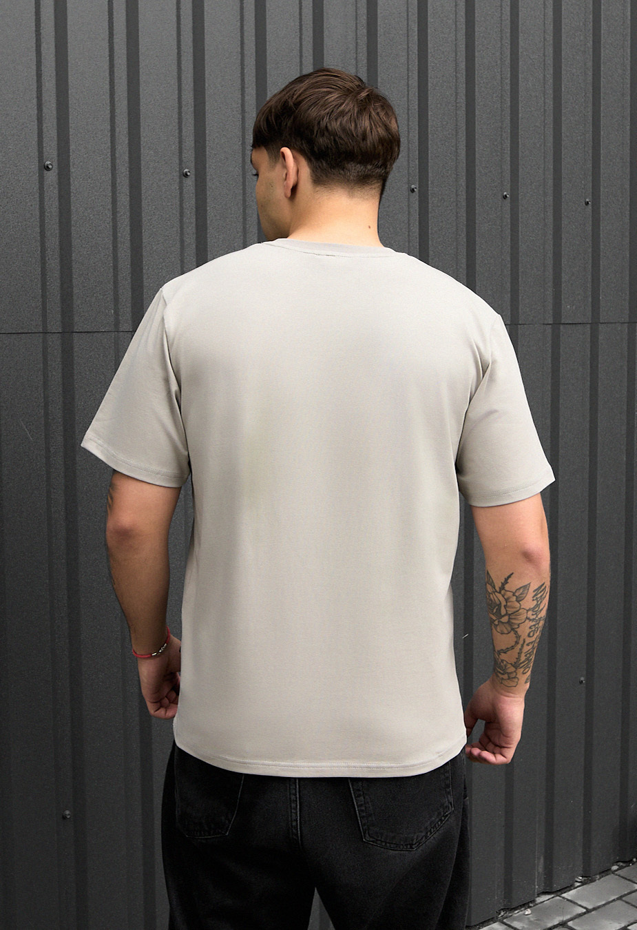 Tricou Staff light gray