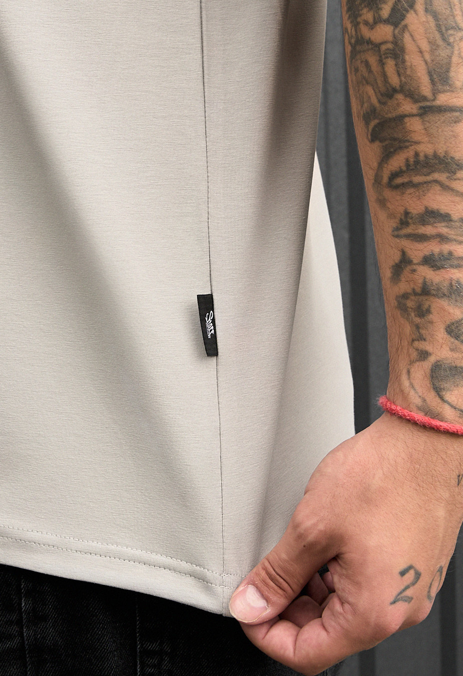 Tricou Staff light gray