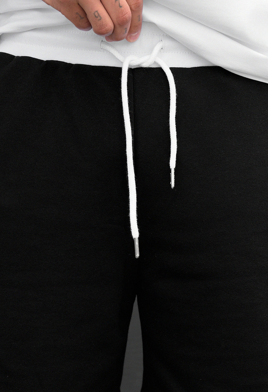 Pantaloni scurți tricotați Staff ry black