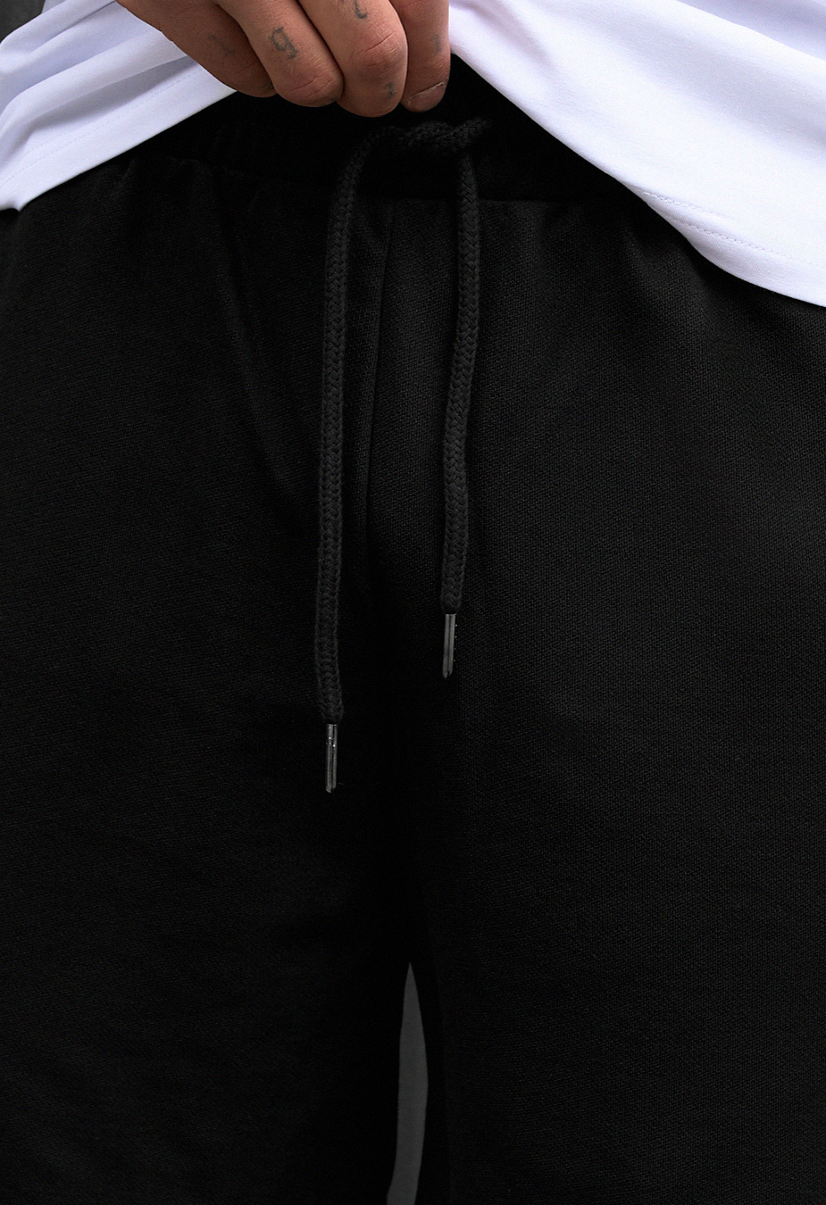 Pantaloni scurți tricotați Staff dv black