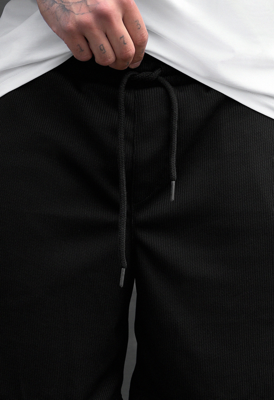 Pantaloni scurți tricotați Staff an black