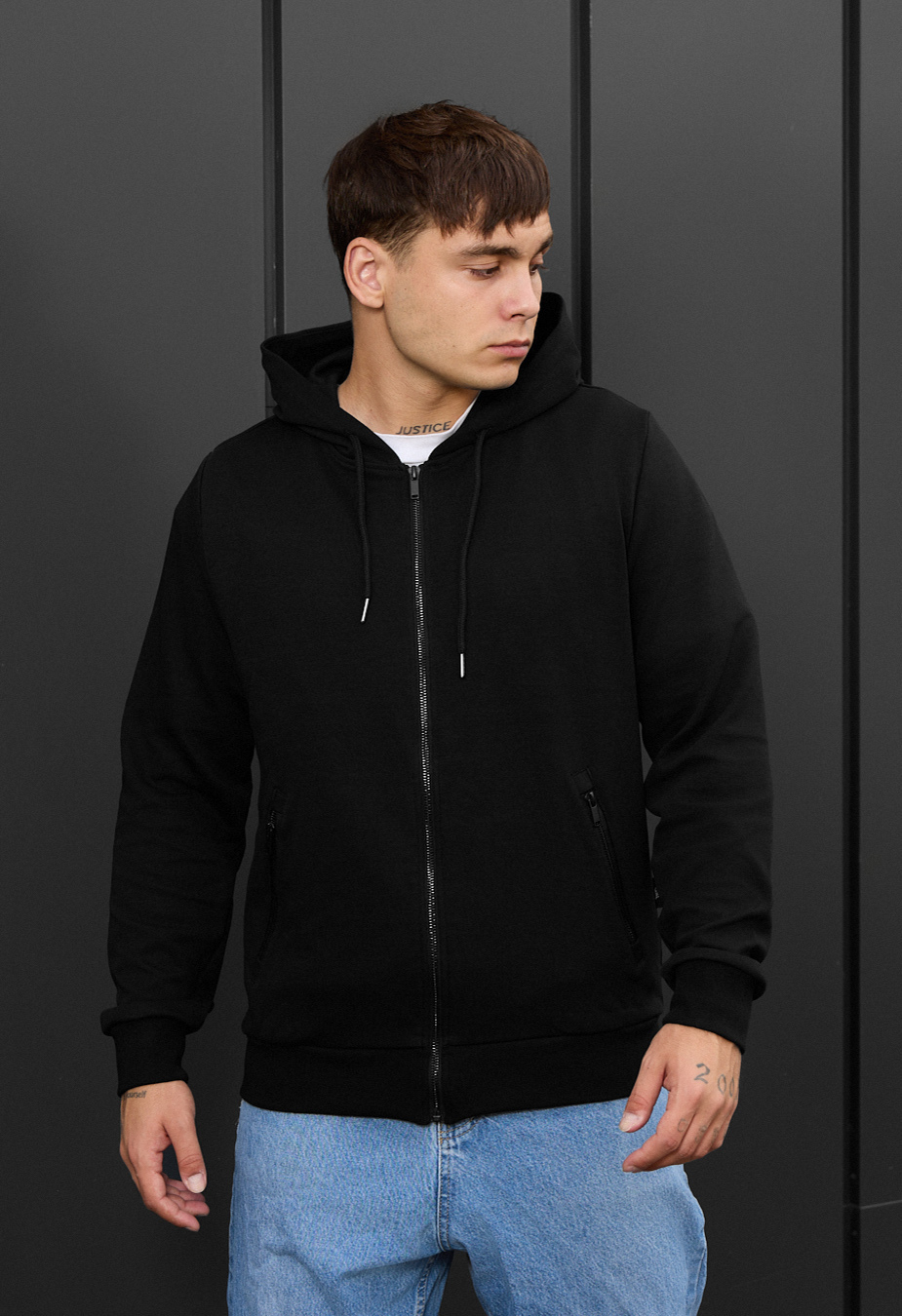 Hanorac Staff se black zip