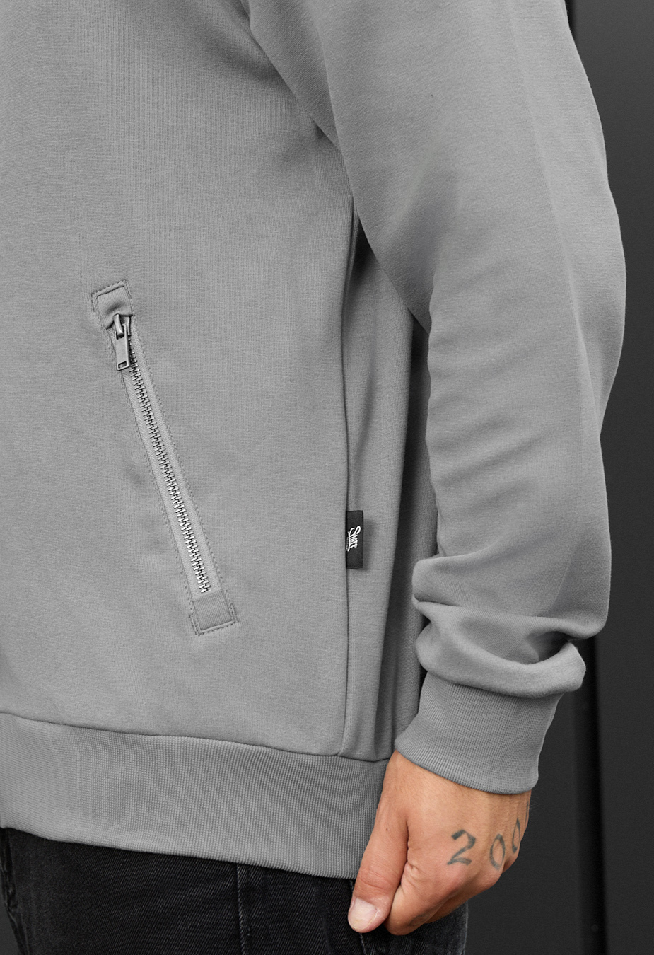 Hanorac Staff se gray zip