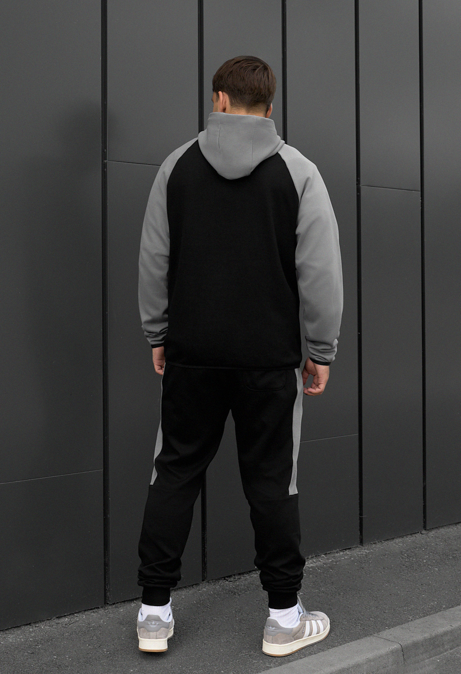 Costum de trening Staff evi gray & black