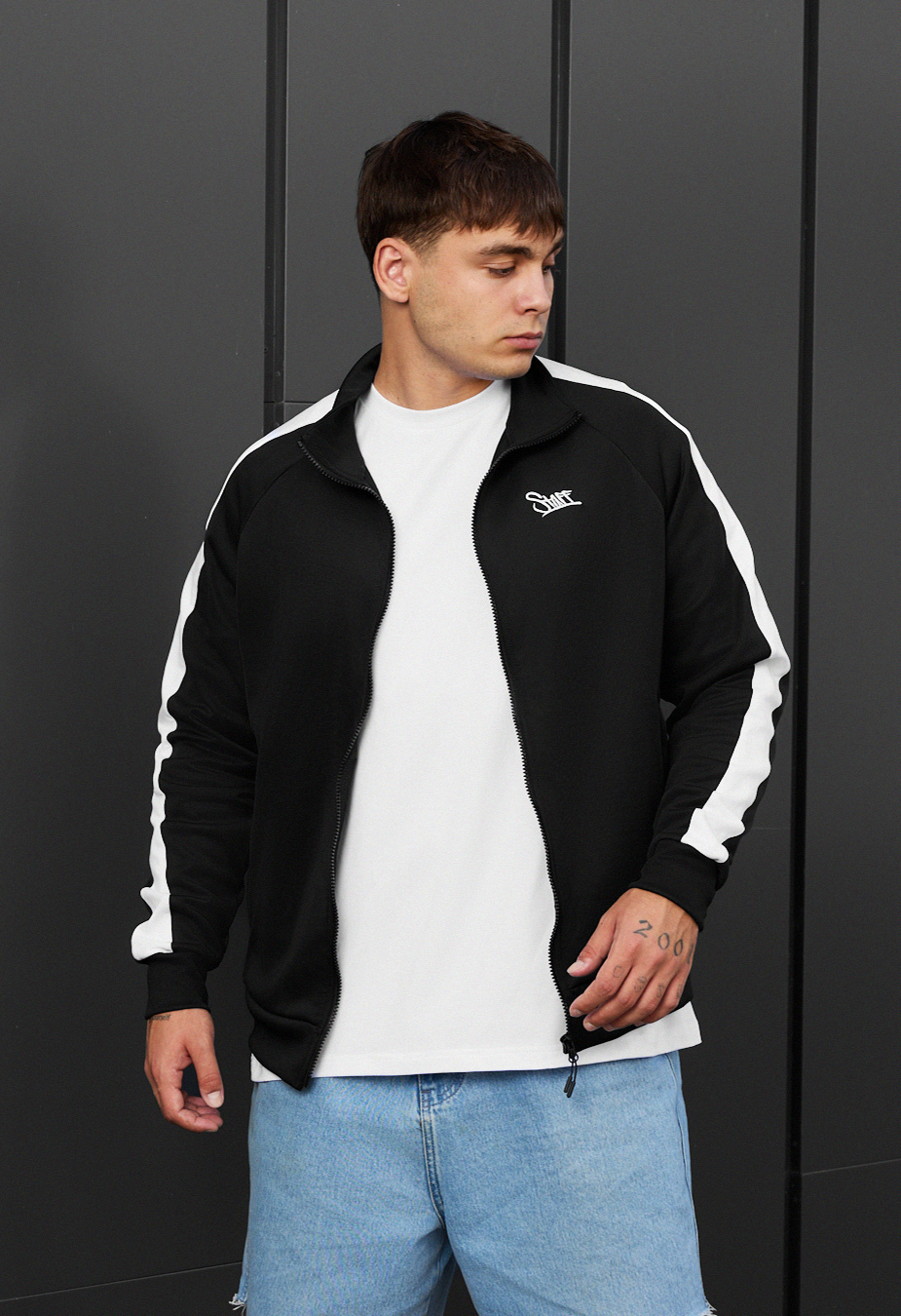 Bluză Staff logo stripes black