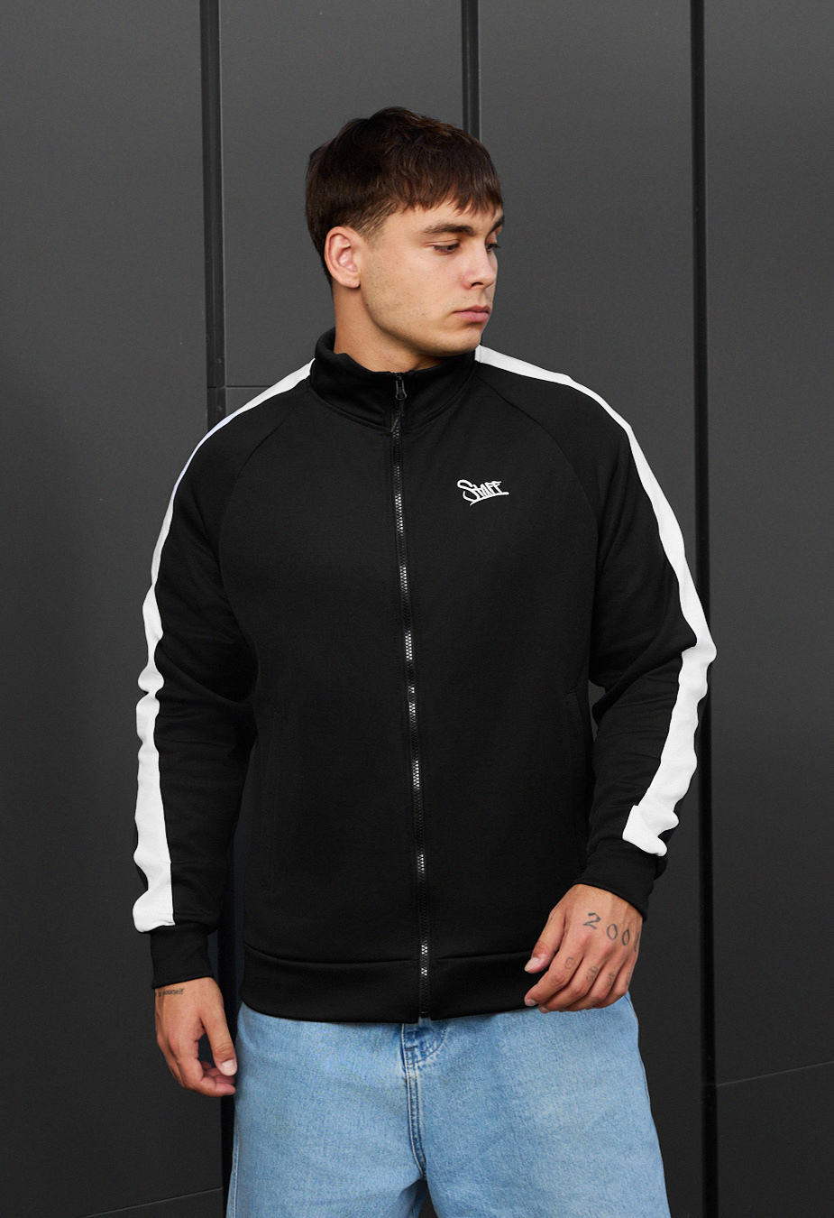 Bluză Staff logo stripes black